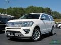 2019 White Platinum Metallic Tri-Coat Ford Expedition Platinum 4x4  photo #1