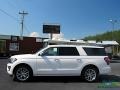 2019 White Platinum Metallic Tri-Coat Ford Expedition Platinum 4x4  photo #2