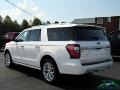 2019 White Platinum Metallic Tri-Coat Ford Expedition Platinum 4x4  photo #3