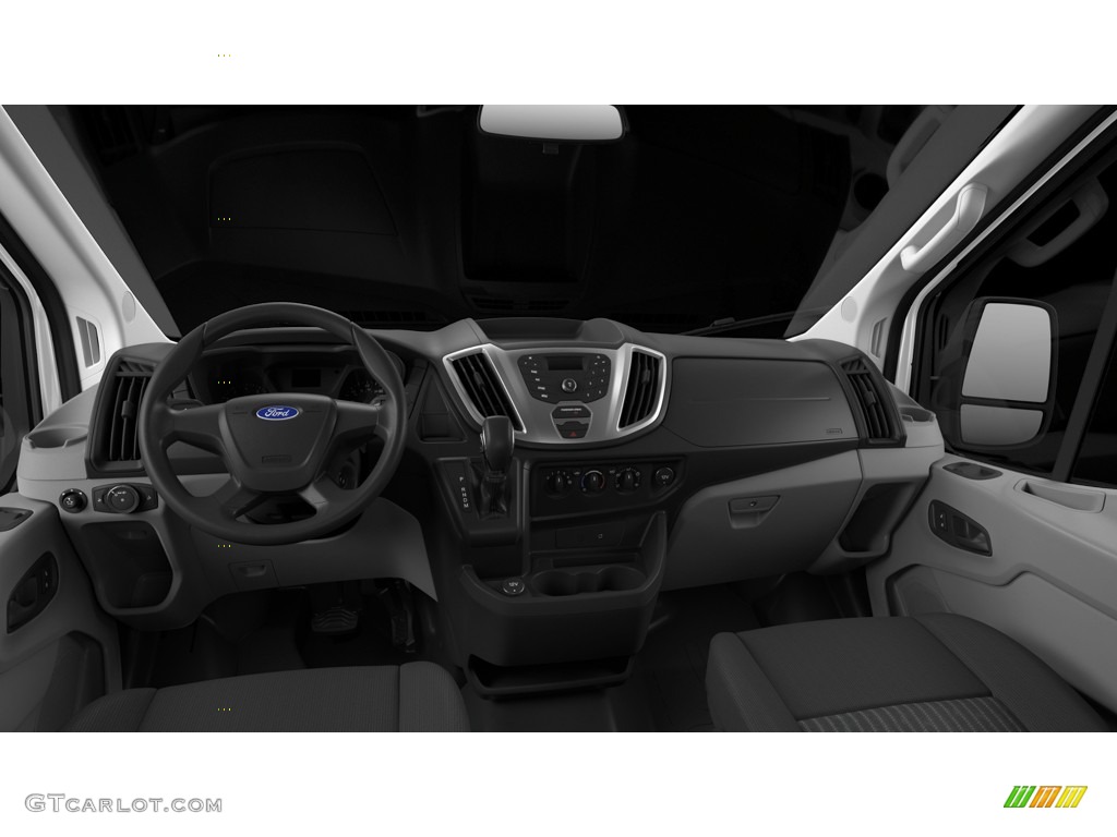 2019 Transit Van 250 MR Long - Oxford White / Charcoal black photo #7