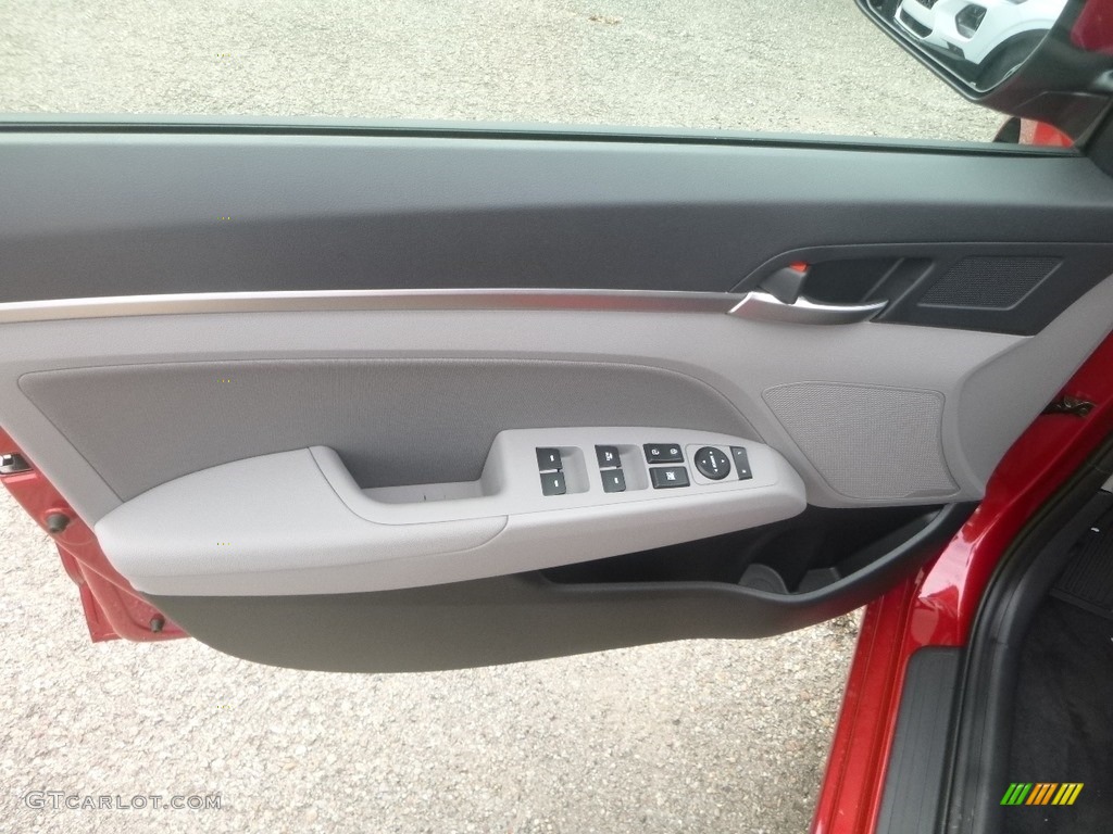 2020 Elantra Value Edition - Scarlet Red Pearl / Gray photo #10