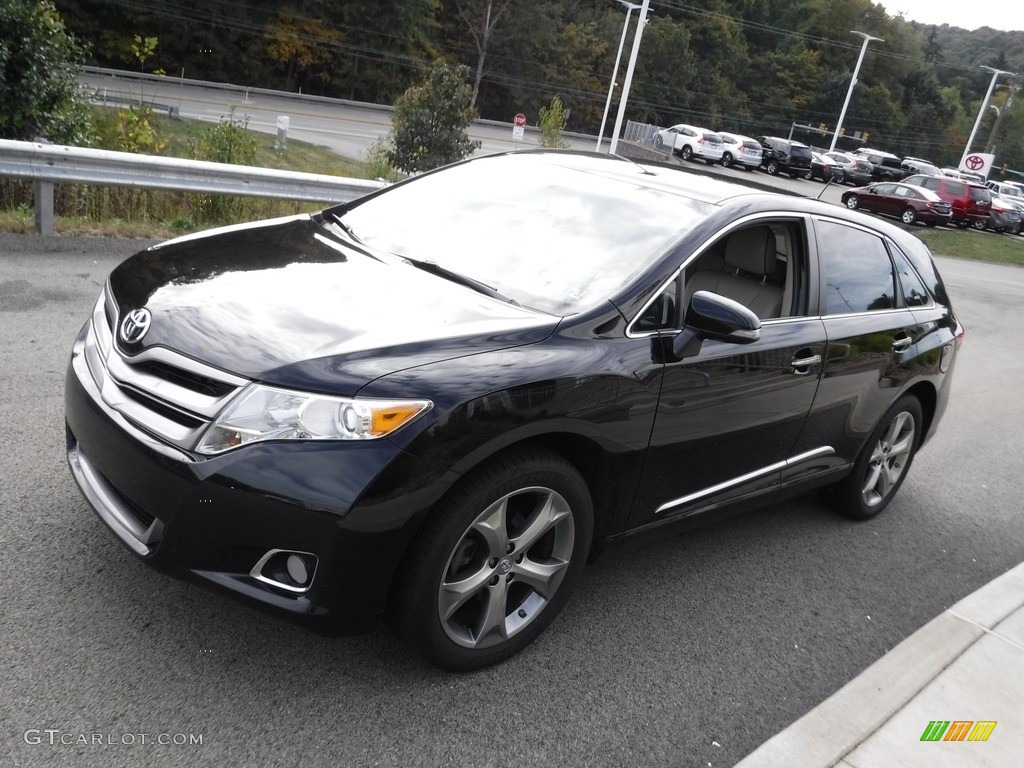 2014 Venza XLE AWD - Attitude Black Metallic / Ivory photo #5