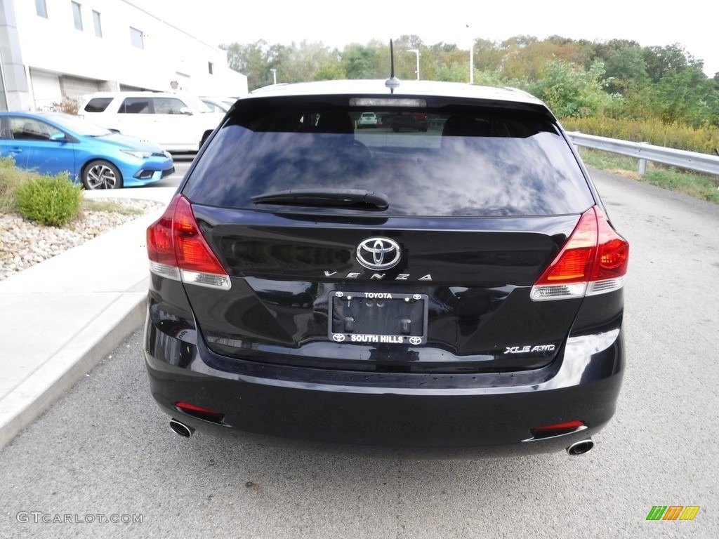 2014 Venza XLE AWD - Attitude Black Metallic / Ivory photo #7