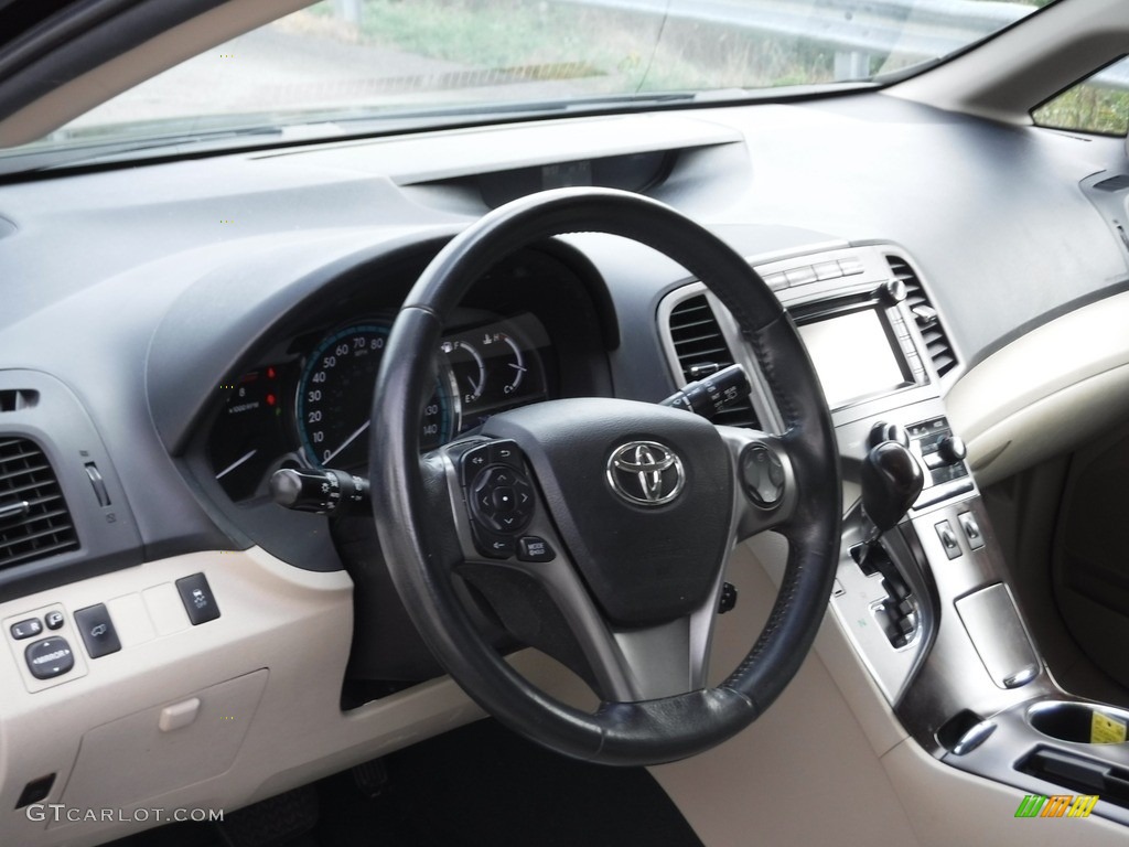 2014 Venza XLE AWD - Attitude Black Metallic / Ivory photo #10