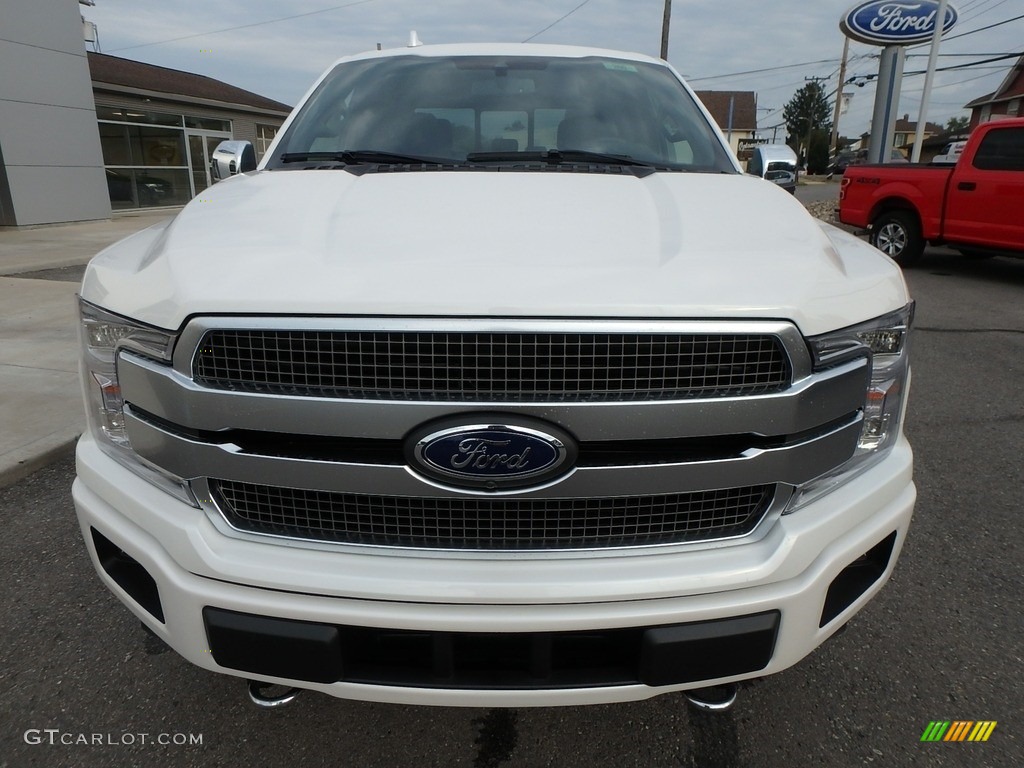 2019 F150 Platinum SuperCrew 4x4 - White Platinum / Black photo #2