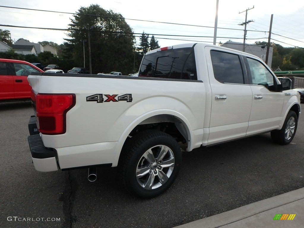 2019 F150 Platinum SuperCrew 4x4 - White Platinum / Black photo #5