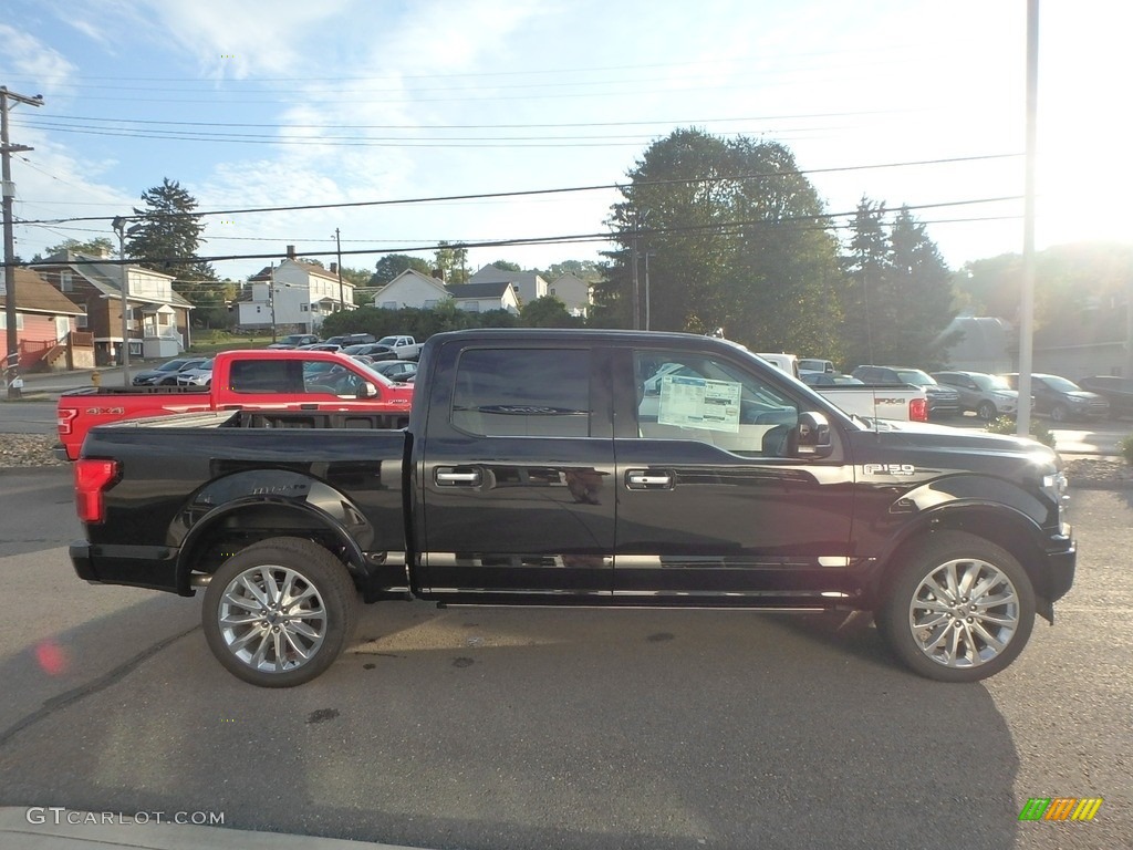 2019 F150 Limited SuperCrew 4x4 - Agate Black / Black photo #4