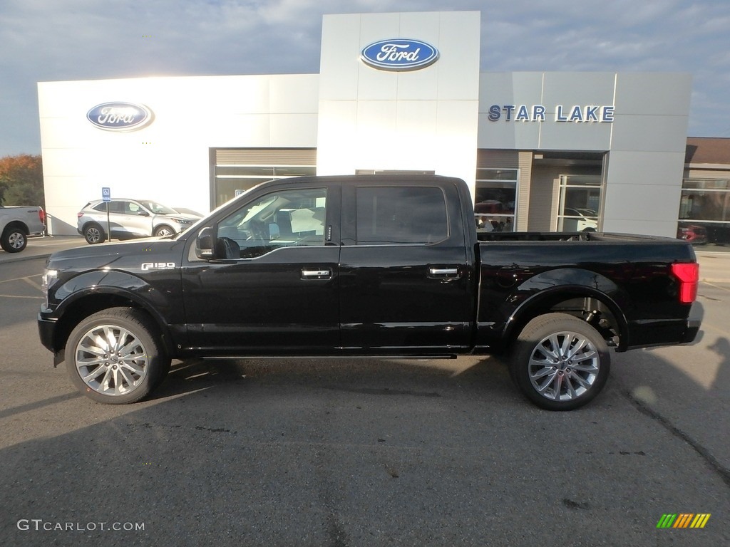 2019 F150 Limited SuperCrew 4x4 - Agate Black / Black photo #8