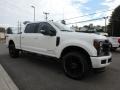 White Platinum - F250 Super Duty Lariat Crew Cab 4x4 Photo No. 3
