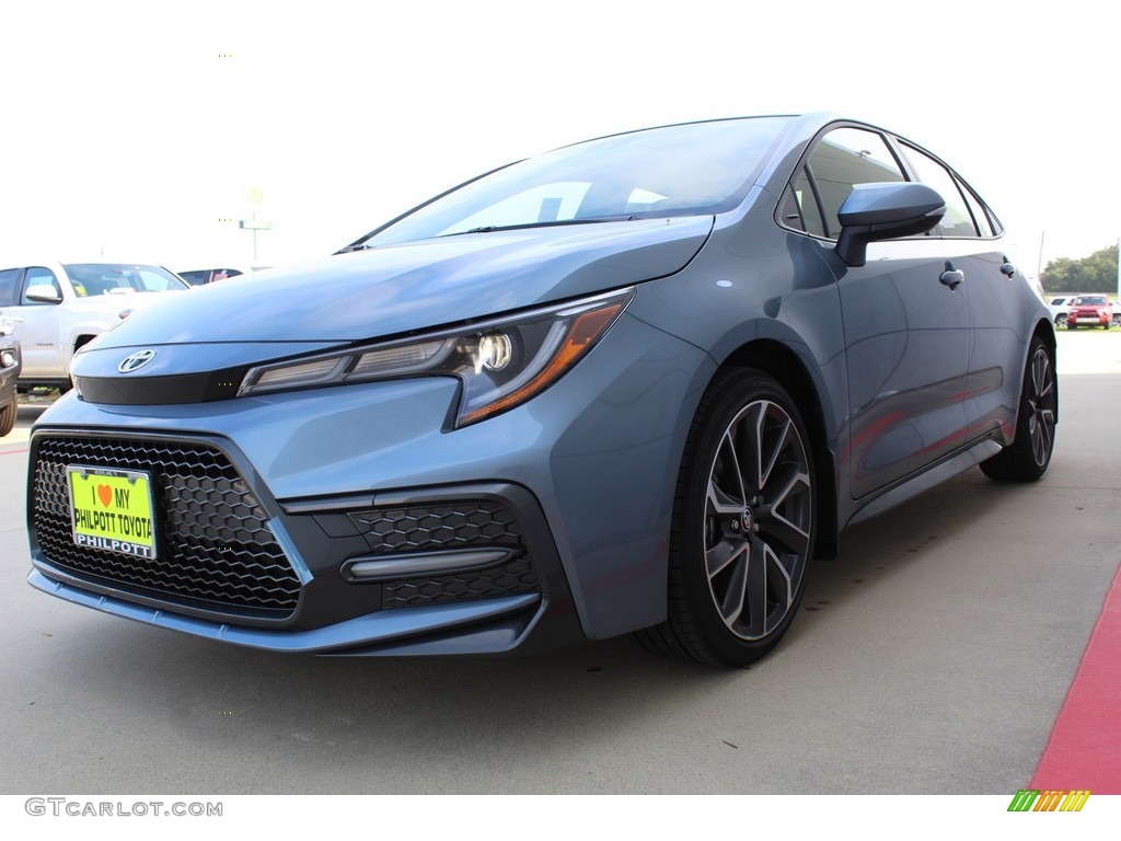 2020 Corolla SE - Celestite Gray Metallic / Black photo #4