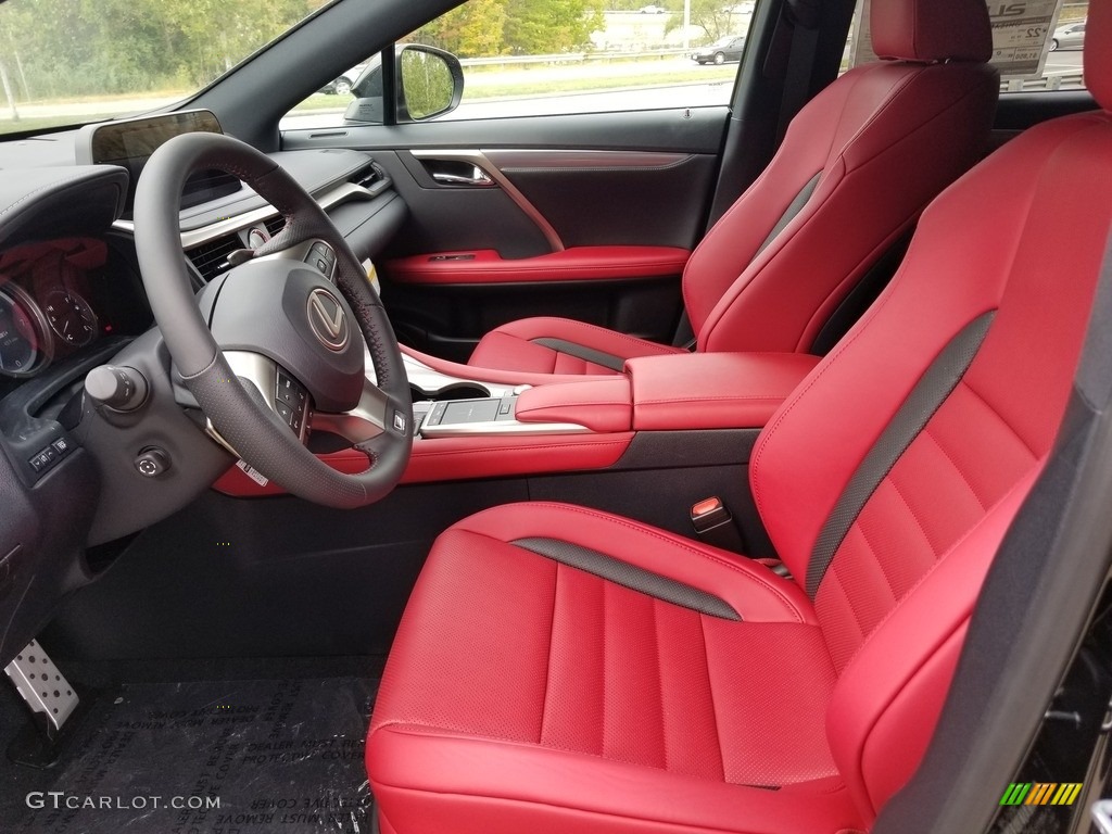 Circuit Red Interior 2020 Lexus RX 350 F Sport AWD Photo #135453941