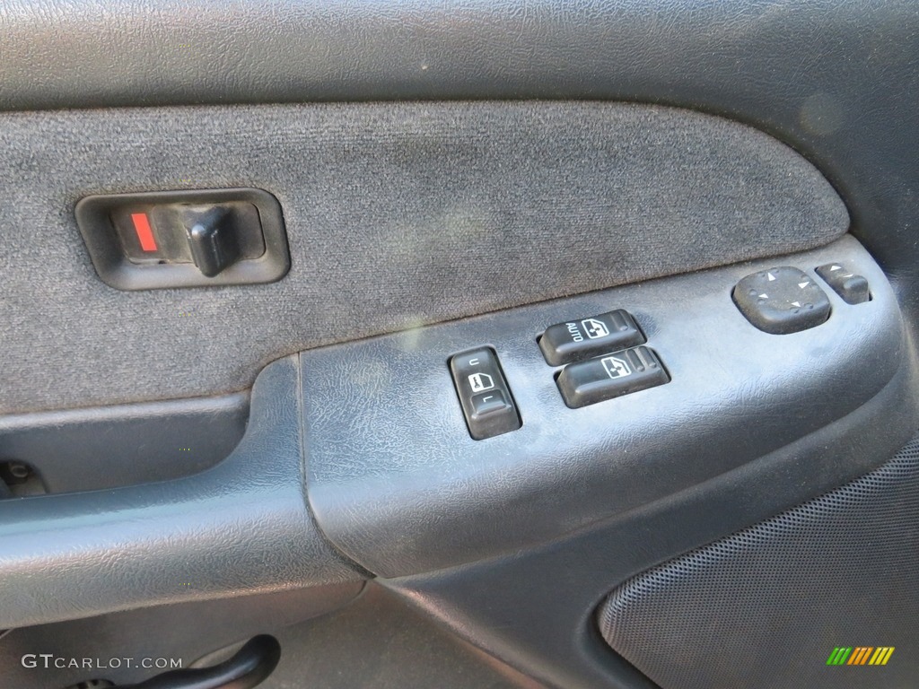 2002 Silverado 2500 LS Extended Cab 4x4 - Medium Charcoal Gray Metallic / Graphite photo #10