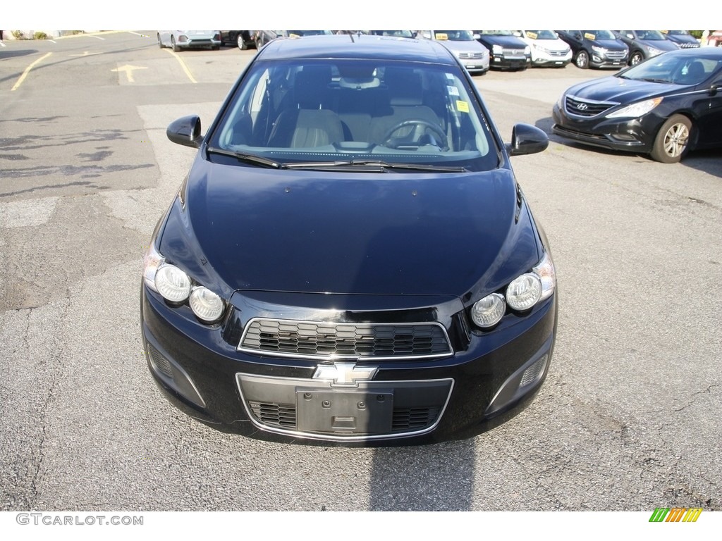 2012 Sonic LT Hatch - Black / Jet Black/Dark Titanium photo #2