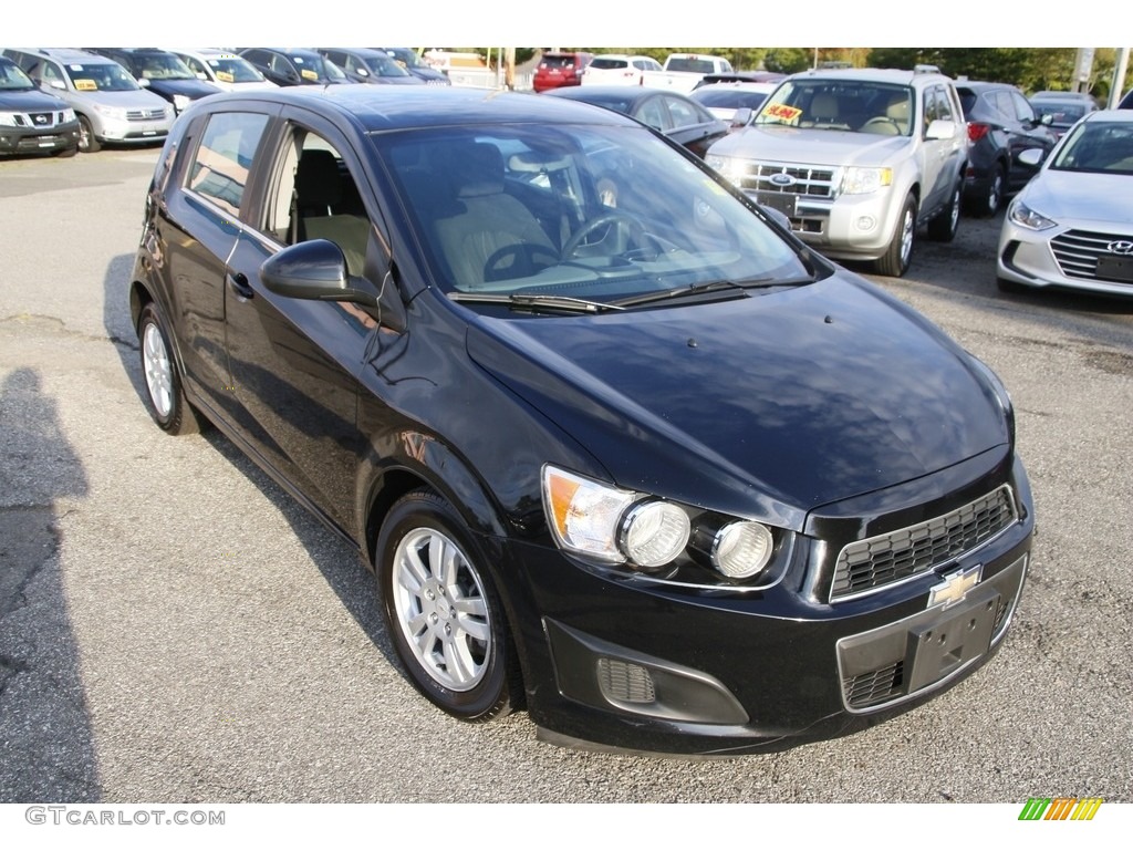 2012 Sonic LT Hatch - Black / Jet Black/Dark Titanium photo #3