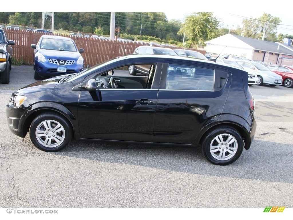 2012 Sonic LT Hatch - Black / Jet Black/Dark Titanium photo #8