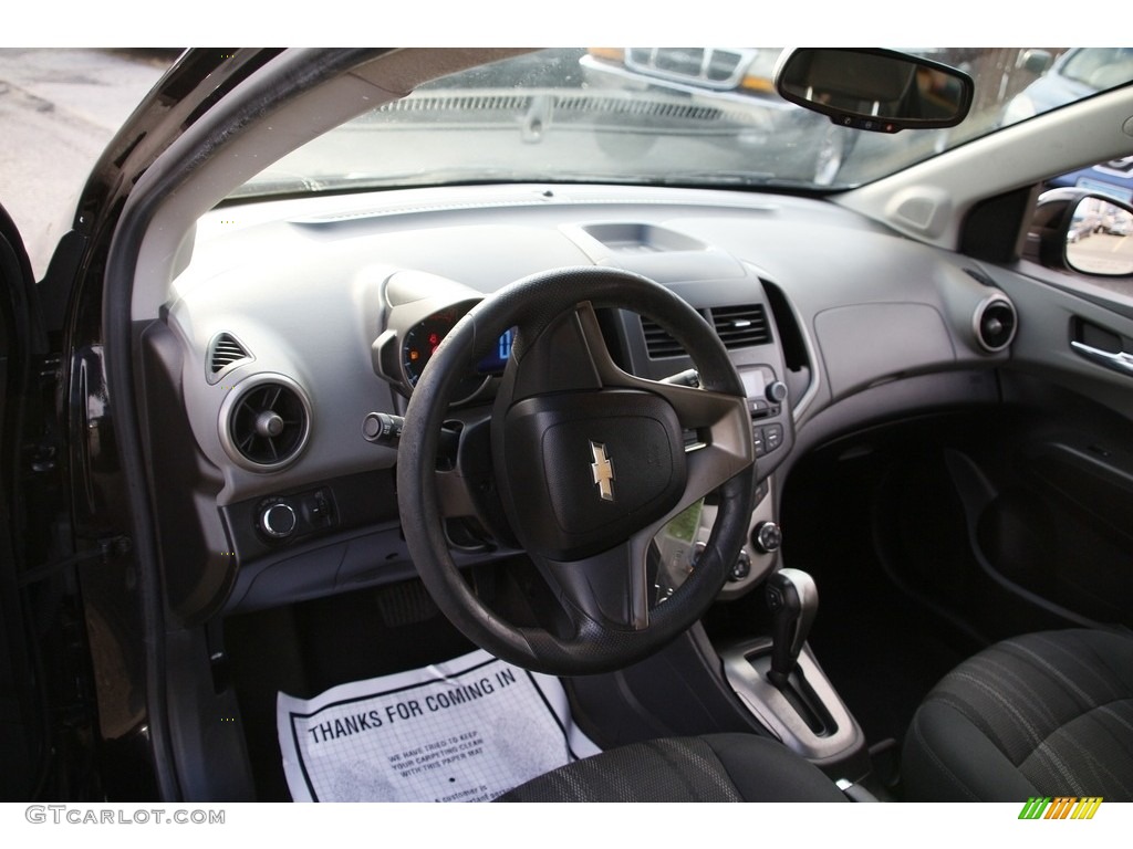 2012 Sonic LT Hatch - Black / Jet Black/Dark Titanium photo #10
