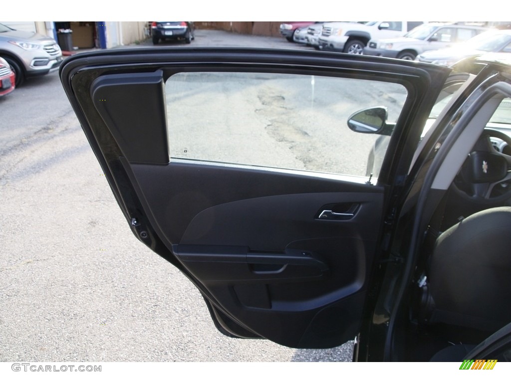 2012 Sonic LT Hatch - Black / Jet Black/Dark Titanium photo #11