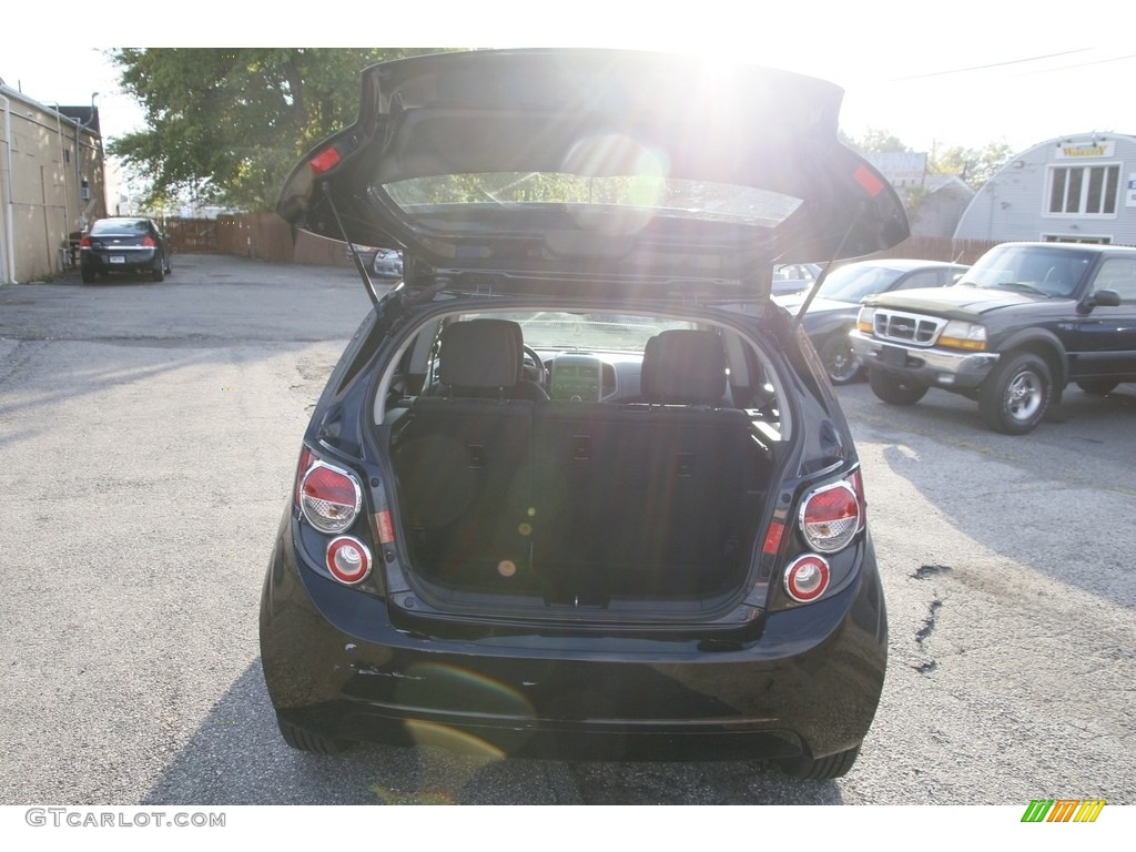 2012 Sonic LT Hatch - Black / Jet Black/Dark Titanium photo #13