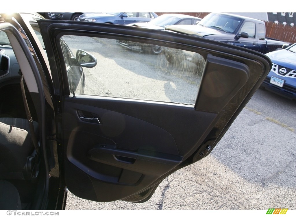 2012 Sonic LT Hatch - Black / Jet Black/Dark Titanium photo #14