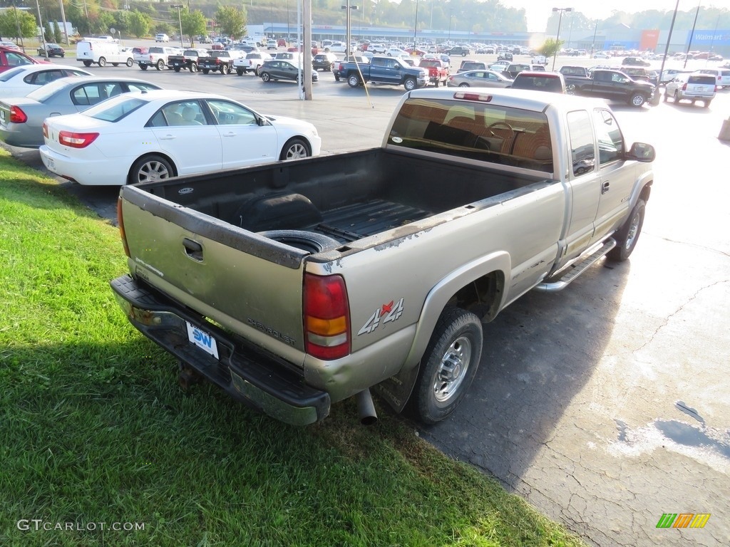 2002 Silverado 2500 LS Extended Cab 4x4 - Medium Charcoal Gray Metallic / Graphite photo #18