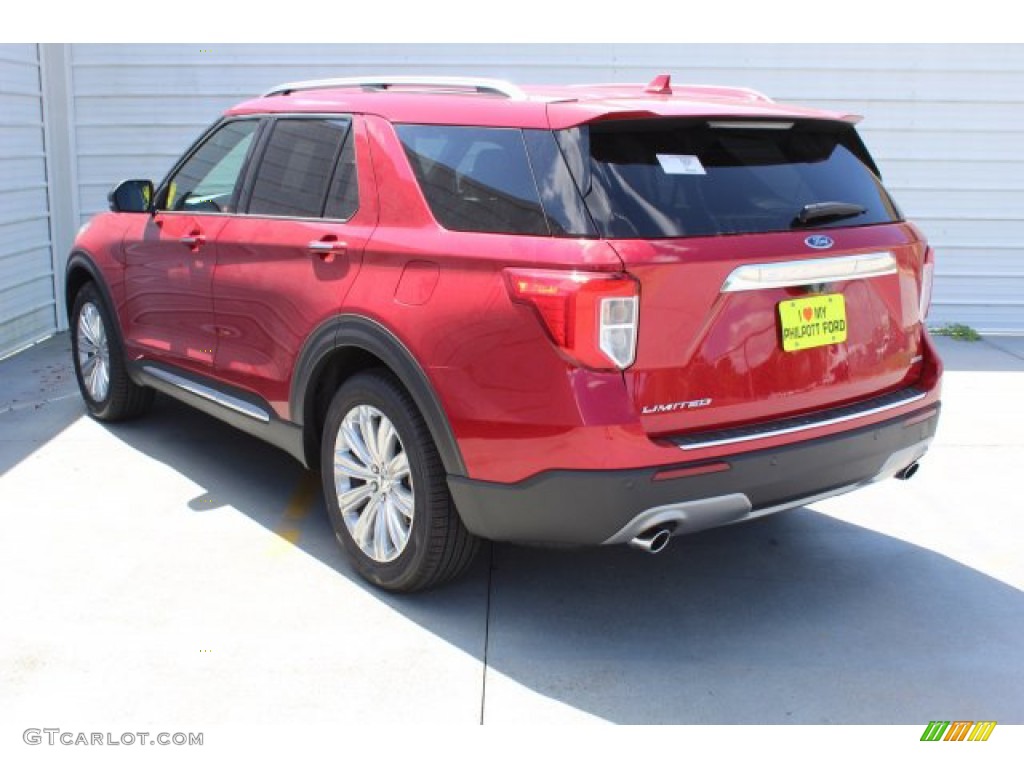 2020 Explorer Limited - Rapid Red Metallic / Ebony photo #6