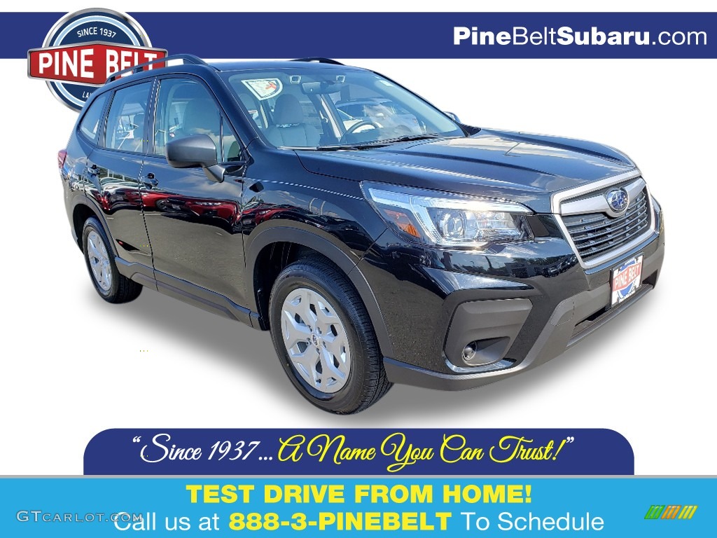 2020 Forester 2.5i - Crystal Black Silica / Gray photo #1