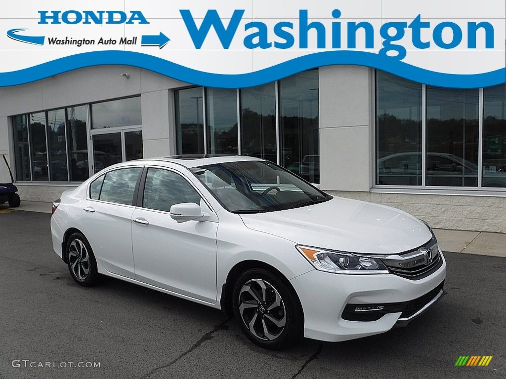 2017 Accord EX-L Sedan - White Orchid Pearl / Ivory photo #1