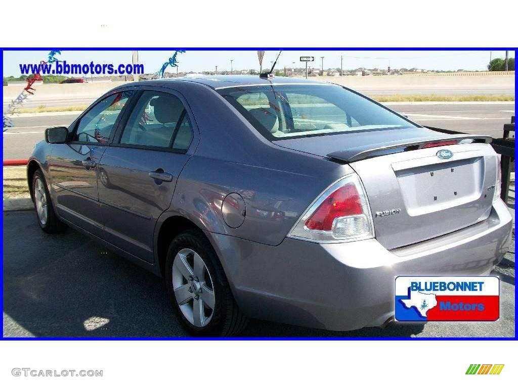 2007 Fusion SE V6 - Tungsten Grey Metallic / Light Stone photo #2
