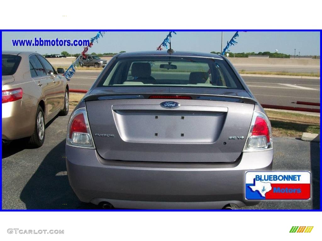 2007 Fusion SE V6 - Tungsten Grey Metallic / Light Stone photo #4