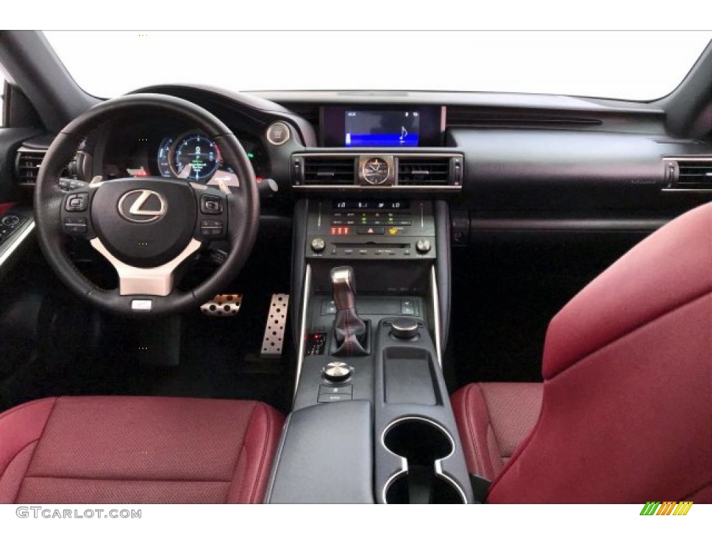 2019 Lexus IS 300 F Sport Rioja Red Dashboard Photo #135458816