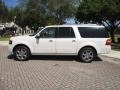 2013 White Platinum Tri-Coat Ford Expedition EL Limited  photo #3