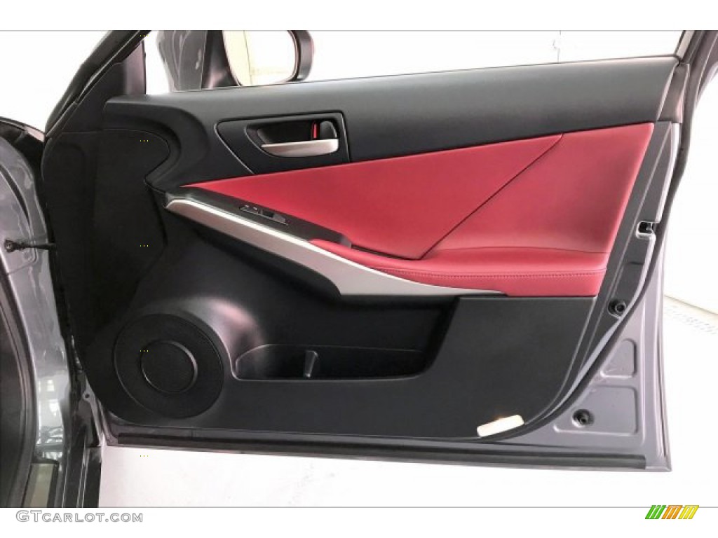 2019 Lexus IS 300 F Sport Rioja Red Door Panel Photo #135459146