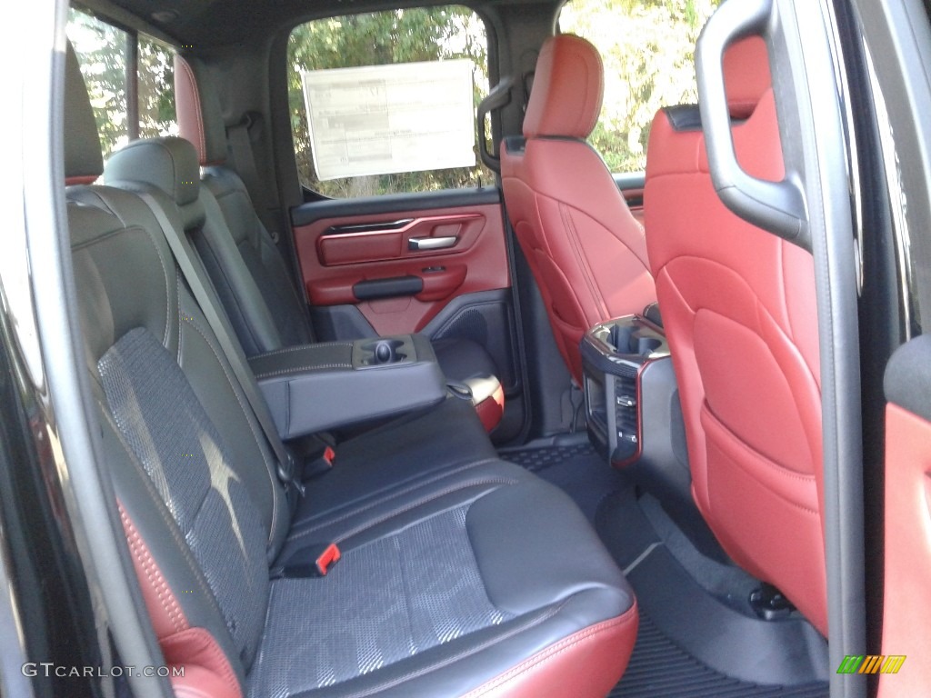Red/Black Interior 2020 Ram 1500 Rebel Quad Cab 4x4 Photo #135459224