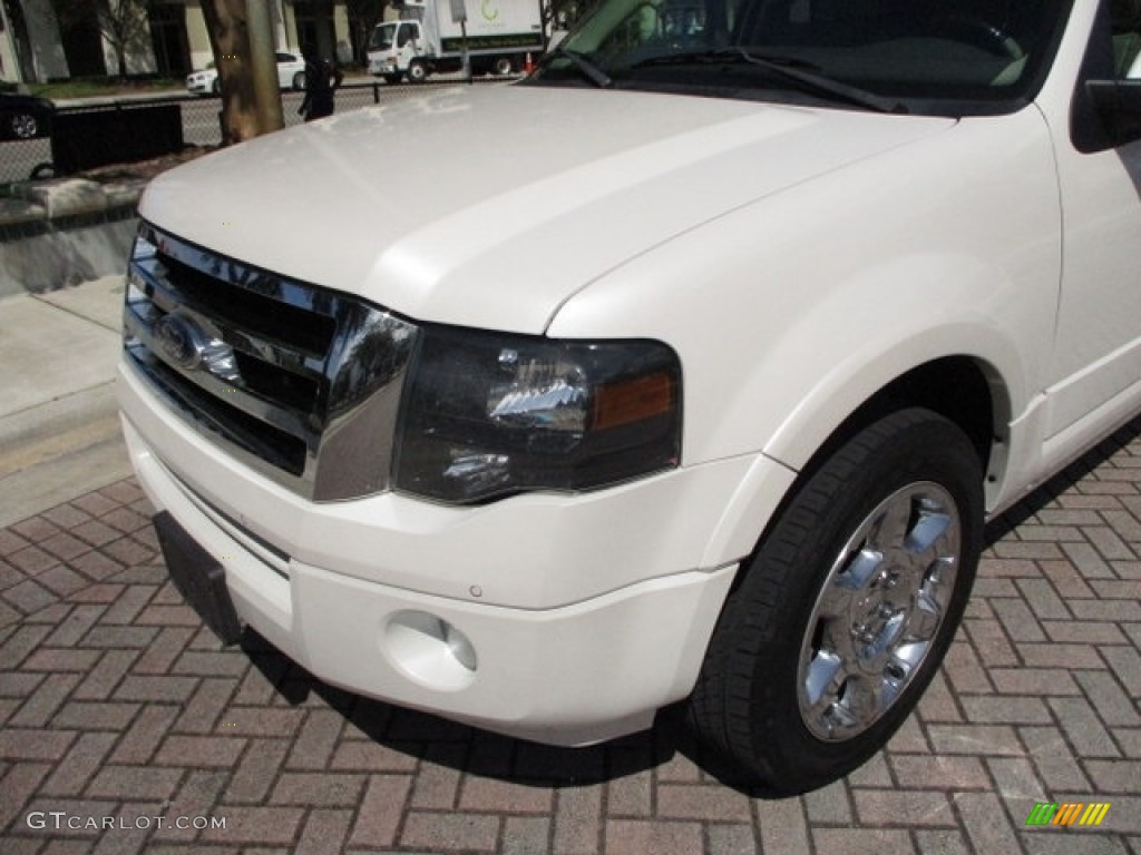 2013 Expedition EL Limited - White Platinum Tri-Coat / Stone photo #22