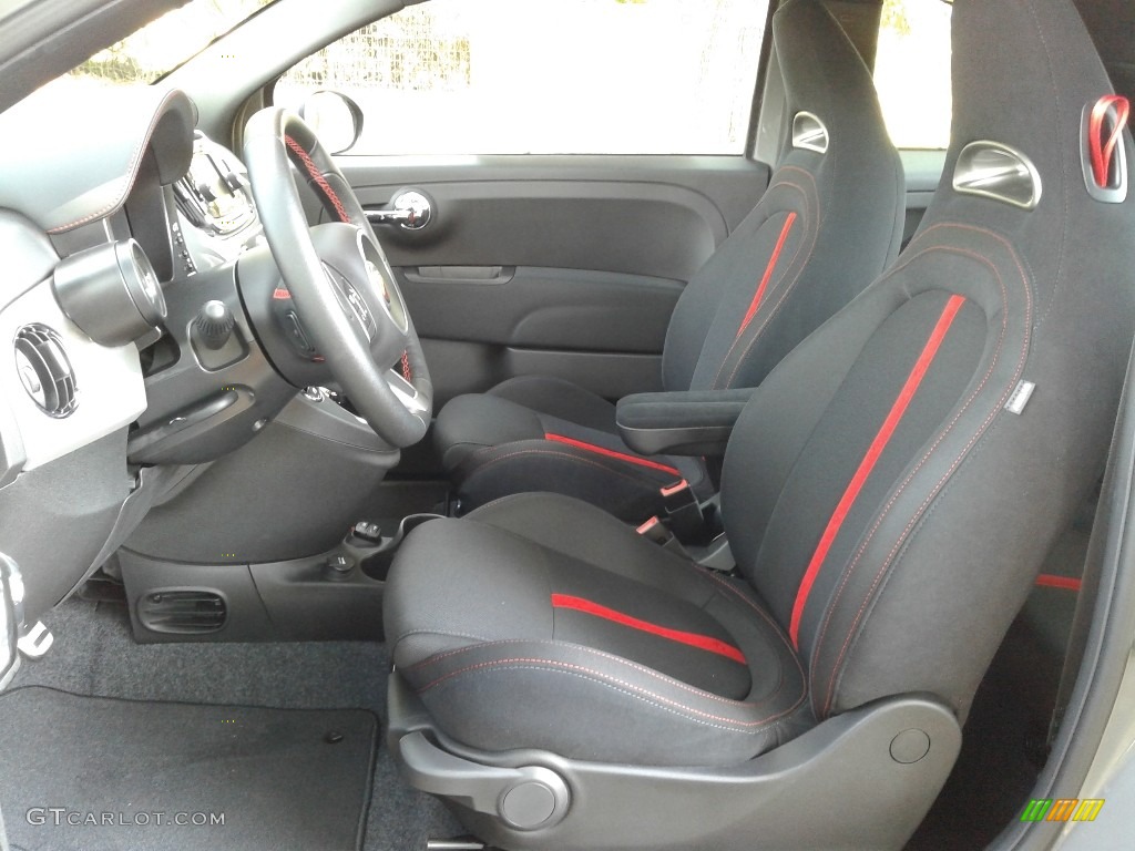 2019 Fiat 500 Abarth Front Seat Photo #135459794