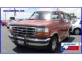 1994 Electric Current Red Pearl Metallic Ford Bronco Eddie Bauer 4x4  photo #1