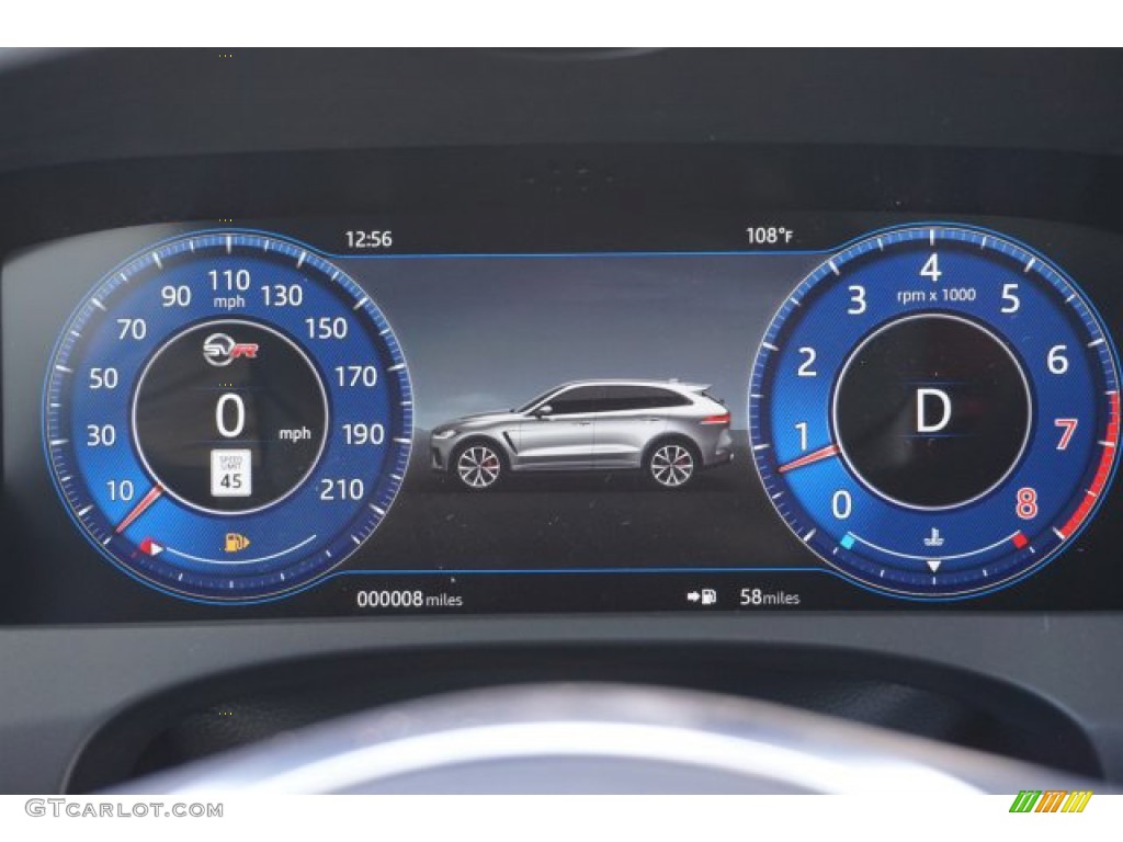 2020 Jaguar F-PACE SVR Gauges Photo #135461840