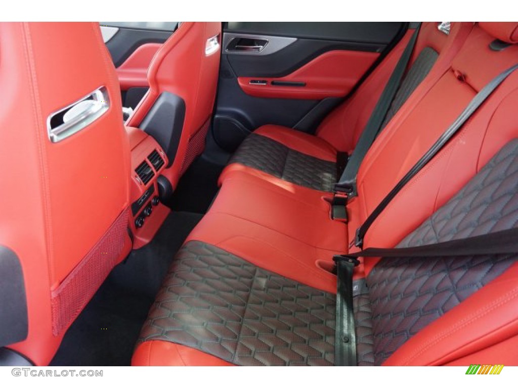Ebony/Pimento Interior 2020 Jaguar F-PACE SVR Photo #135462284