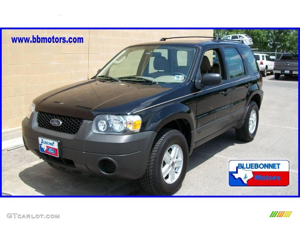 2006 Escape XLS - Black / Medium/Dark Flint photo #7