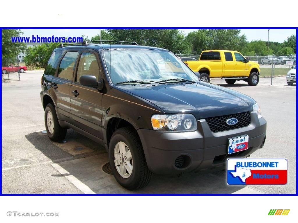 2006 Escape XLS - Black / Medium/Dark Flint photo #11