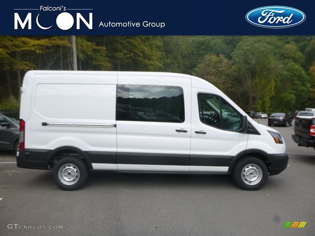 2019 Transit Van 250 MR Long - Oxford White / Charcoal black photo #1