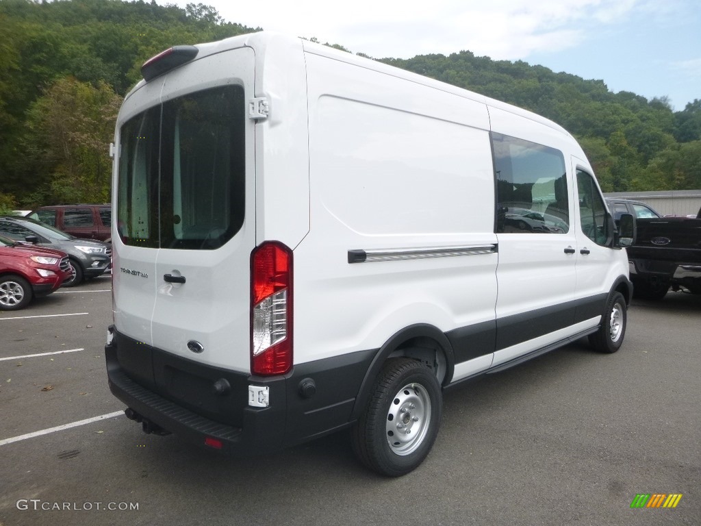 2019 Transit Van 250 MR Long - Oxford White / Charcoal black photo #2