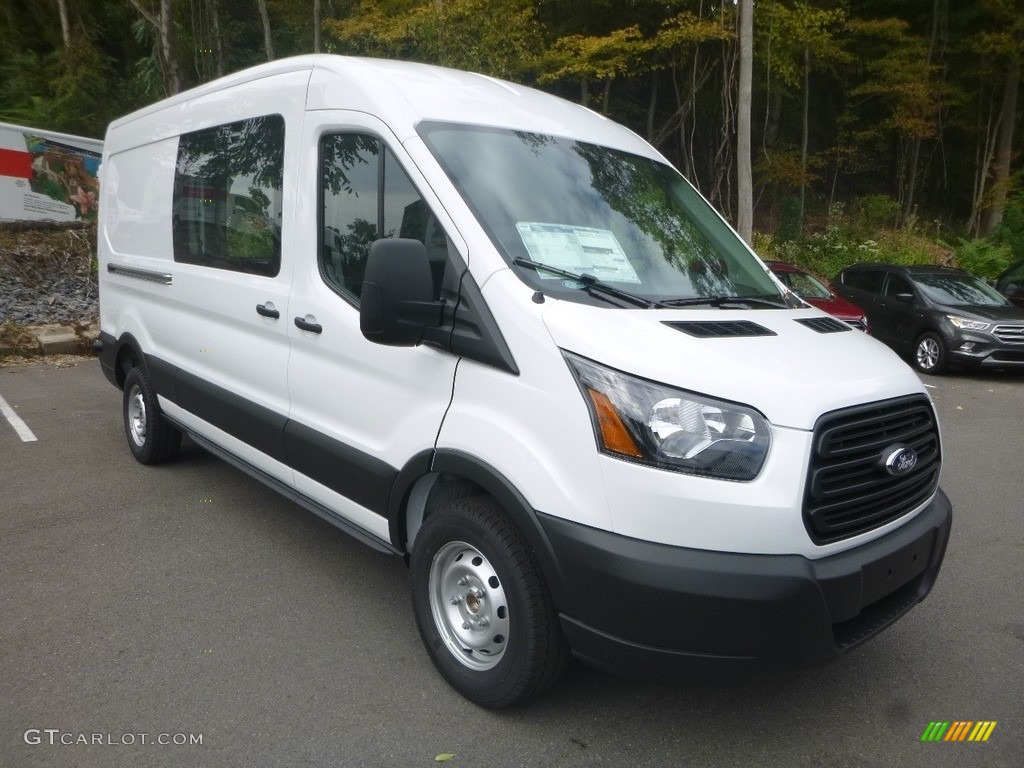 2019 Transit Van 250 MR Long - Oxford White / Charcoal black photo #3