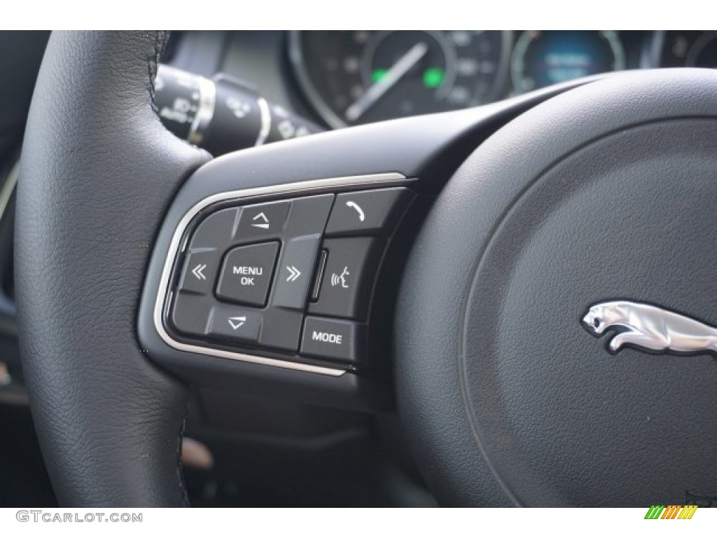 2020 Jaguar E-PACE Standard E-PACE Model Ebony Steering Wheel Photo #135463614
