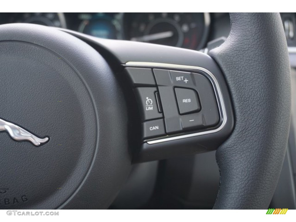 2020 Jaguar E-PACE Standard E-PACE Model Ebony Steering Wheel Photo #135463631