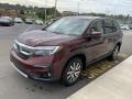 2020 Deep Scarlet Pearl Honda Pilot EX-L AWD  photo #4