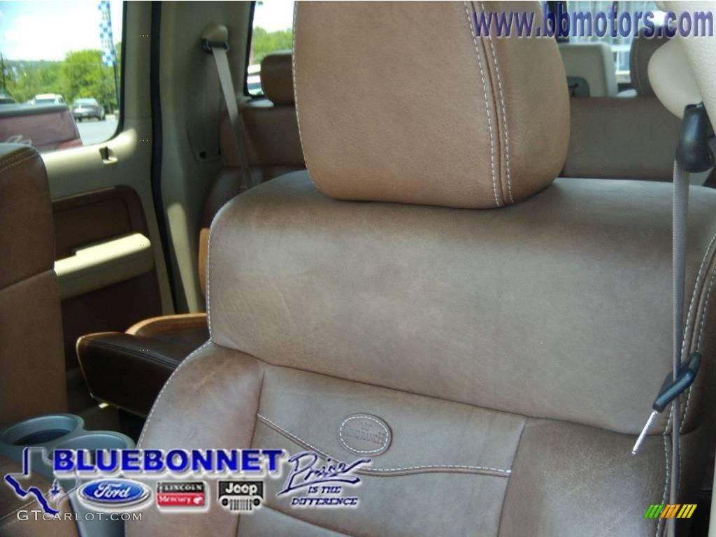 2006 F150 King Ranch SuperCrew - Black / Castano Brown Leather photo #13