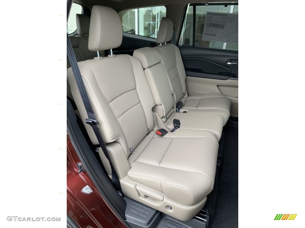 Beige Interior 2020 Honda Pilot EX-L AWD Photo #135465221