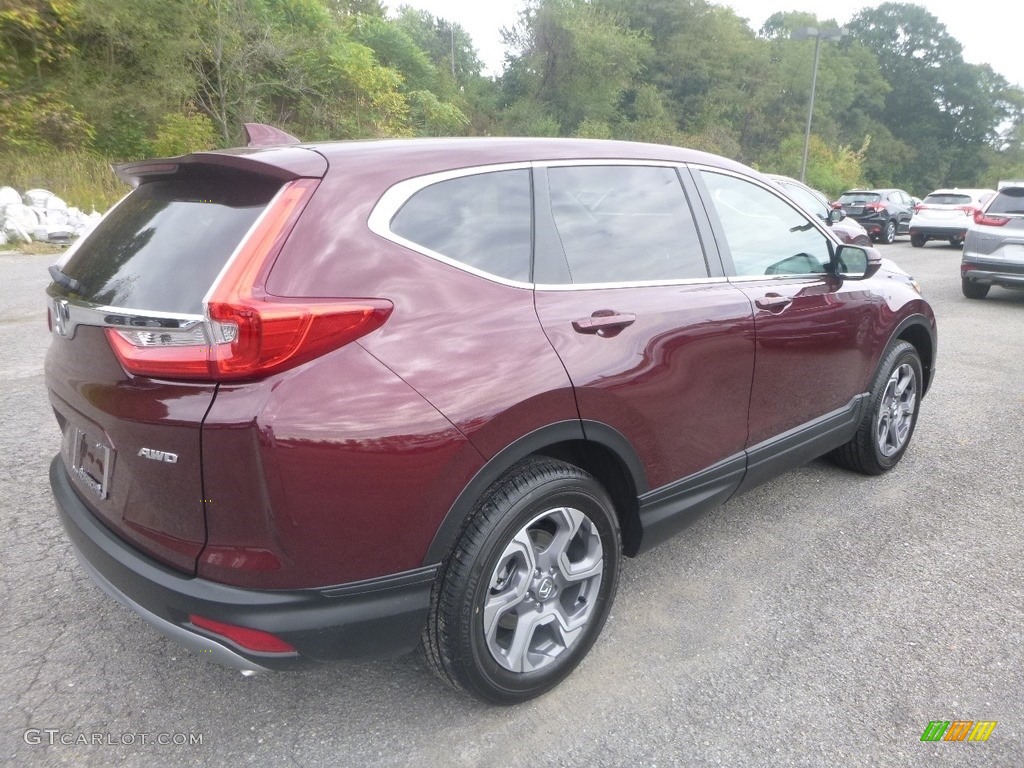 2019 CR-V EX AWD - Basque Red Pearl II / Gray photo #4