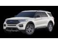 2020 Star White Metallic Tri-Coat Ford Explorer XLT 4WD  photo #1